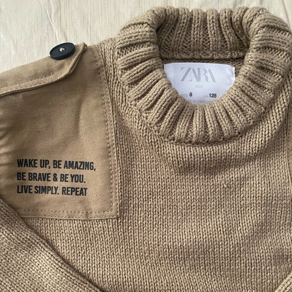 Zara Boys, Fall/Winter Sweater, size 8. Like New-never worn - Picture 4 of 4